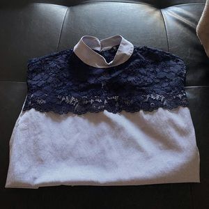 Lace trouser long sleeve shirt!